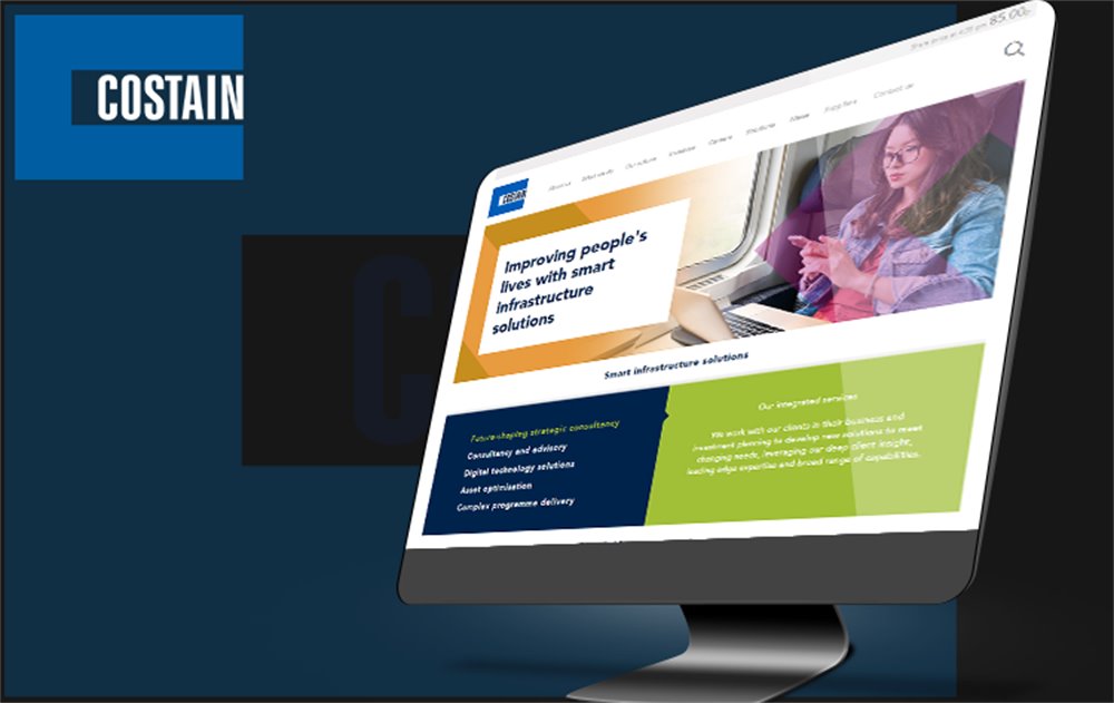 Costain — Web Development project delivered by SSK Business Services