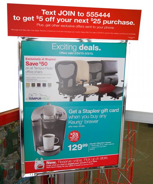 SMS-Advertising-Example-Staples